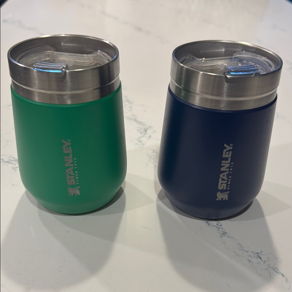 Stanley Adventure Green and Navy Tumblers set of 2